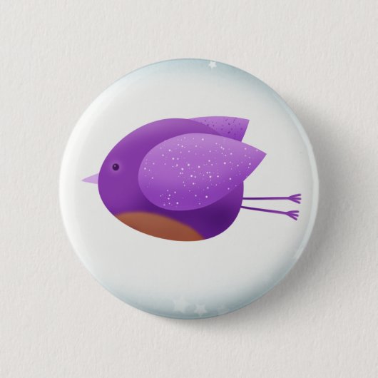 Vogels tijdens de vlucht - knoopbadge ronde button 5,7 cm (Voorkant)