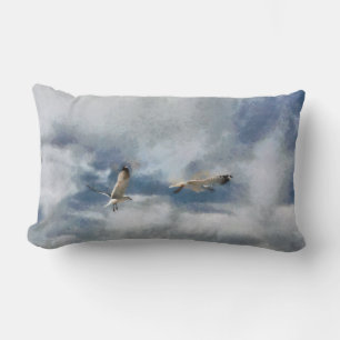 Vogels tijdens de vlucht kussen