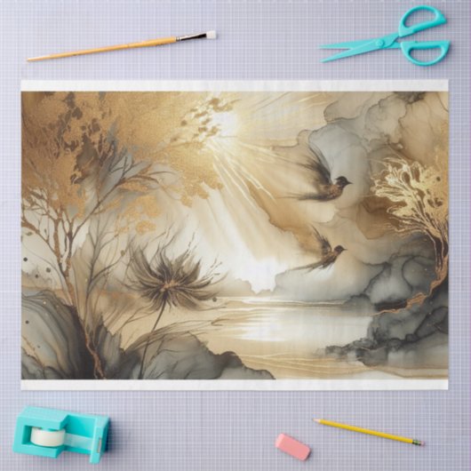 Vogels Tissue Papier, Decoupage, Gift Wrapping Tissuepapier (Craft)