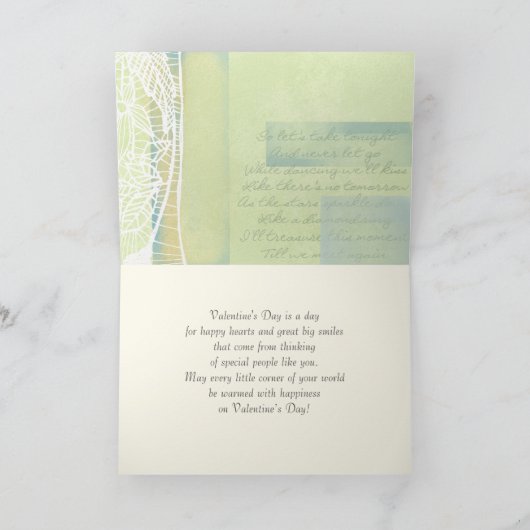  Vogels Valentijnsdag Feestdagen Kaart (Binnen)