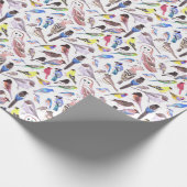 vogels van Amerika- huisdieren en wilde vogels Cadeaupapier (Hoek)