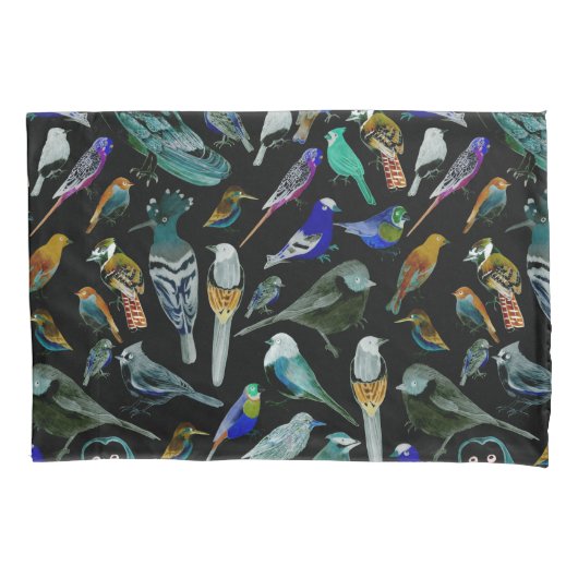 vogels van Amerika- huisdieren en wilde vogels Kussensloop (Voorkant)