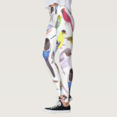 vogels van Amerika- huisdieren en wilde vogels Leggings (Links)
