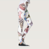 vogels van Amerika- huisdieren en wilde vogels Leggings (Rechts)