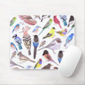 vogels van Amerika- huisdieren en wilde vogels Muismat (Met muis)