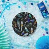 vogels van Amerika- huisdieren en wilde vogels Papieren Bordje (Feest)