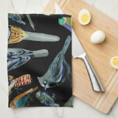 vogels van Amerika- huisdieren en wilde vogels Theedoek (Quarter Fold)