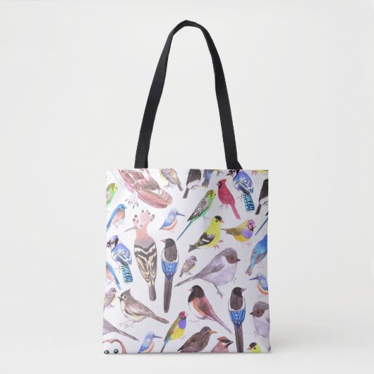 vogels van Amerika- huisdieren en wilde vogels Tote Bag (Voorkant)