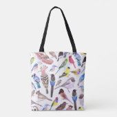 vogels van Amerika- huisdieren en wilde vogels Tote Bag (Achterkant)