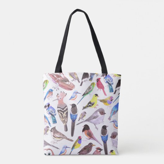 vogels van Amerika- huisdieren en wilde vogels Tote Bag (Achterkant)
