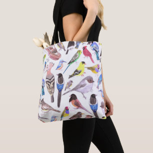 vogels van Amerika- huisdieren en wilde vogels Tote Bag