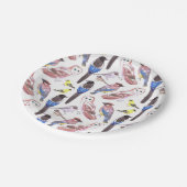 Vogels van Amerika in waterverf - Vogelliefhebbers Papieren Bordje (Gekanteld)