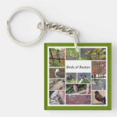 Vogels van Boston Photo Collage Sleutelhanger (Voorkant)