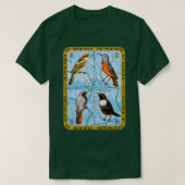Vogels van Burundi-afdrukken T-shirt (Design voorkant)
