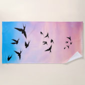 Vogels van de Hemel Strandlaken (Voorkant)
