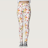 Vogels van de lente-Waterverf Leggings (Voorkant)