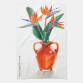 Vogels van de Paradise Kitchen Towel Theedoek (Verticaal)