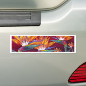 vogels van de tropische paradijsbloem - meervoudig bumpersticker (Op auto)