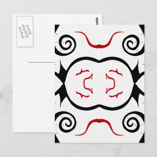 Vogels van de vlucht briefkaart (Voorkant / Achterkant)