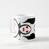 Vogels van de vlucht v3 koffiemok (Voorkant links)