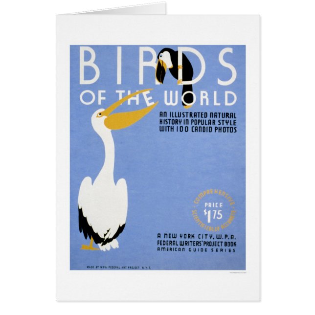 vogels van de wereld 1938 WPA (Voorkant)