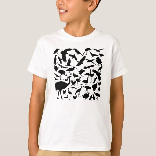 Vogels van de wereld t-shirt (Voorkant)
