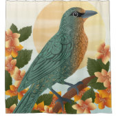 Vogels van dezelfde soort douchegordijn (Voorkant)