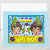 Vogels van dezelfde veer_Flat papiervel 28x22cm (Voorkant / Achterkant)