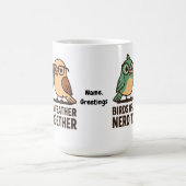 Vogels van dezelfde veer nerden samen Grappige Gee Koffiemok (Center)