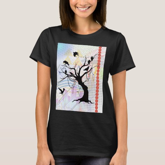 Vogels van dezelfde veer zijn uniek samen t-shirt (Voorkant)