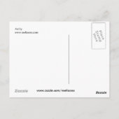 Vogels van een doezelaar briefkaart (Achterkant)