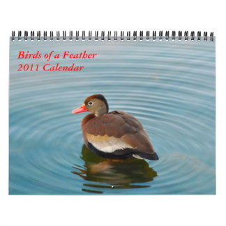 Vogels van een doezelaar kalender