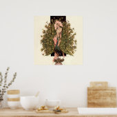 "Vogels van een doezelaar" van FX Leyendecker Poster (Keuken)