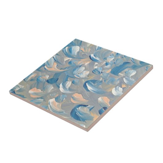 Vogels van een Feather Ceramic Tegel Tegeltje (Zijkant)