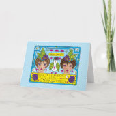 vogels van een Feather_Greeting Kaart (Voorkant)