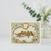 Vogels van een Feather Reproduction Briefkaart (Staand voorkant)