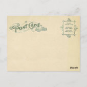 Vogels van een Feather Reproduction Briefkaart (Achterkant)