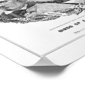 vogels van een kudde - 1872 poster (Hoek)