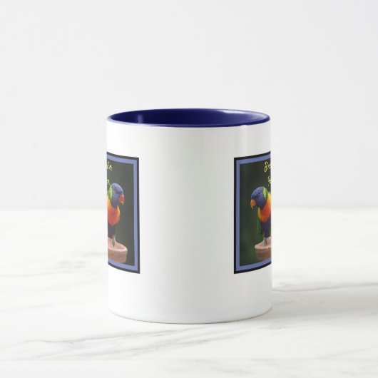 Vogels van een kudde samen met Loriket Mok (Midden)