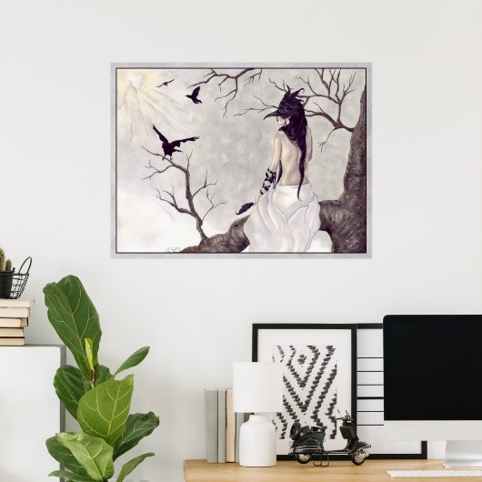 Vogels van een poster van de Veer (Thuiskantoor)