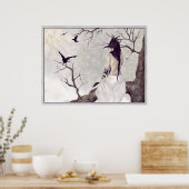 Vogels van een poster van de Veer (Keuken)