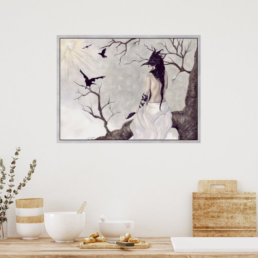 Vogels van een poster van de Veer (Keuken)