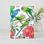 Vogels van een uitnodiging van de partij van de Ve (Staand voorkant)