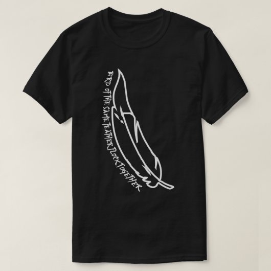 Vogels van een vederkoppel samen t-shirt (Design voorkant)
