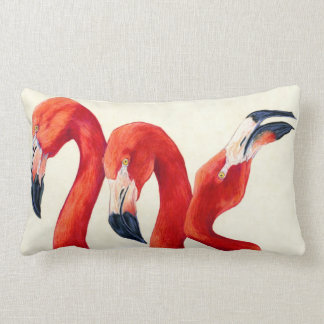 vogels van een veer - Flamingo Pillow Kussen