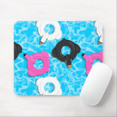 Vogels van een Veer Floaties Muismat (Met muis)