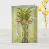 Vogels van een veer (Kaart) Kaart (Gele Bloem)