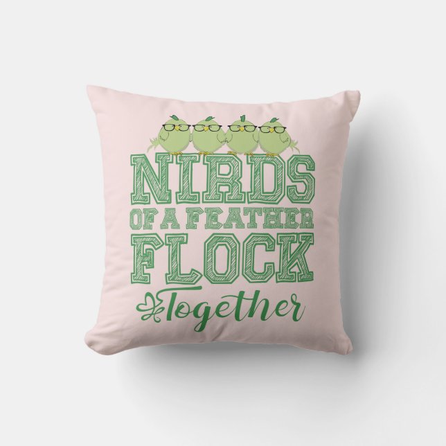 Vogels van een veer kussen (Voorkant)