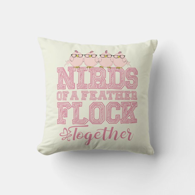 Vogels van een veer kussen (Voorkant)