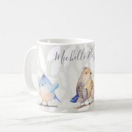 Vogels van een Veer met naam Koffiemok